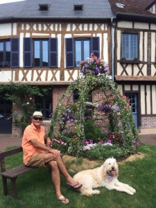 Dad and me at Lyons la Foret