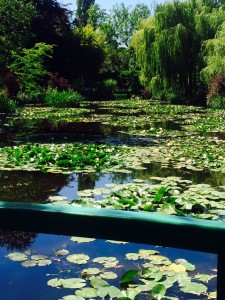 from THE bridge at Monet garden