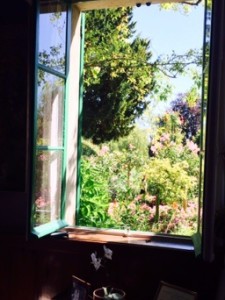 outlook on the garden from Monet's house